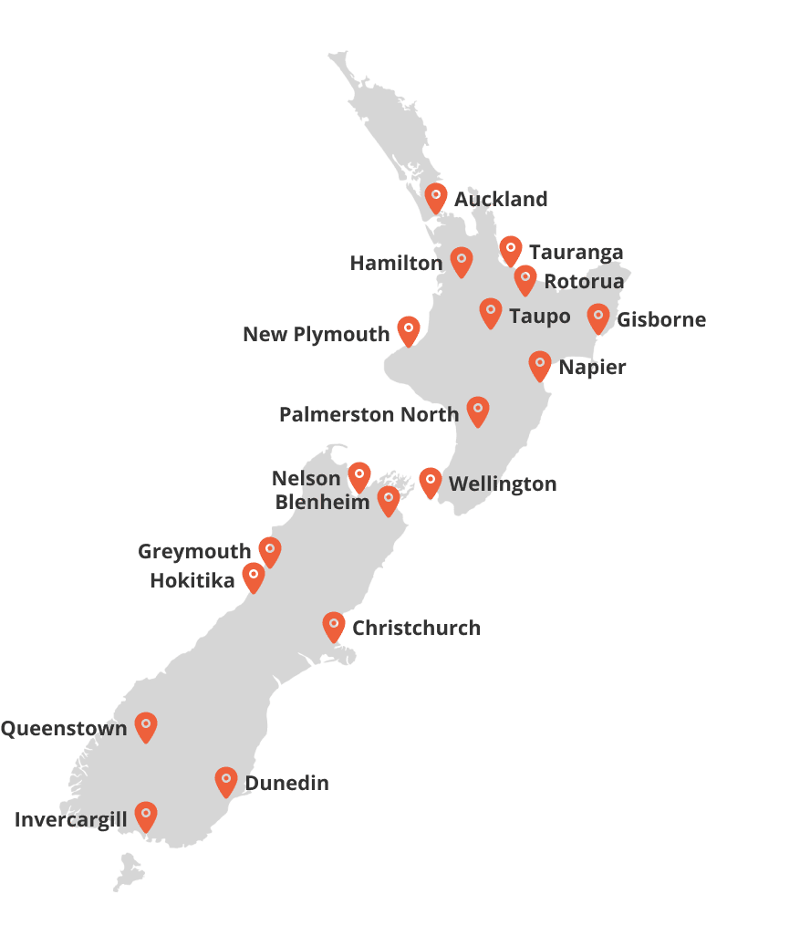 Map of Ezi Affiliates